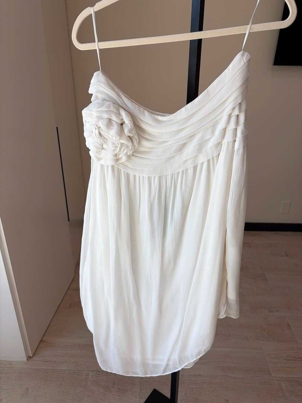 Farm Rio Off White One Shoulder Mini Dress - Picture 3 of 7